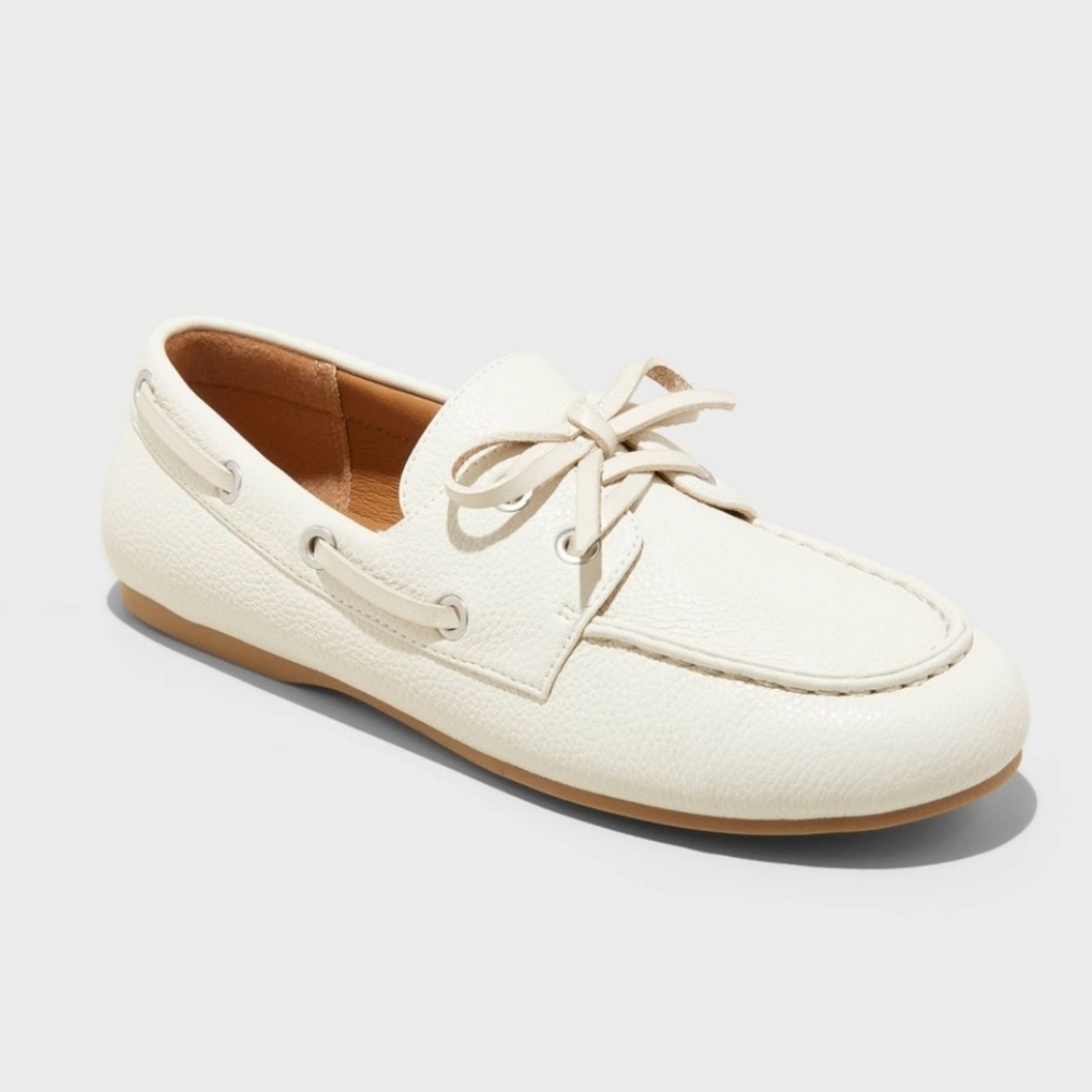 Universal Thread  Midge Boat Shoe Flats with Memory Foam Insole